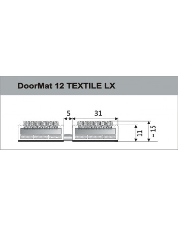 DoorMat 12 TEXTILE LX + UR13 60x40